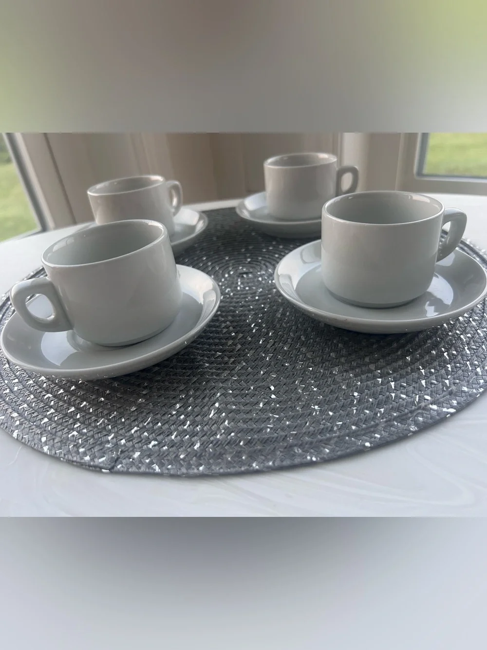 Vintage 1977 Tongan  Monopoli Italian 4 sets: Mini Espresso Cup And Saucers